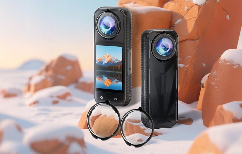 Puluz lencsevédők az Insta360 X5 kamerához - Image 3