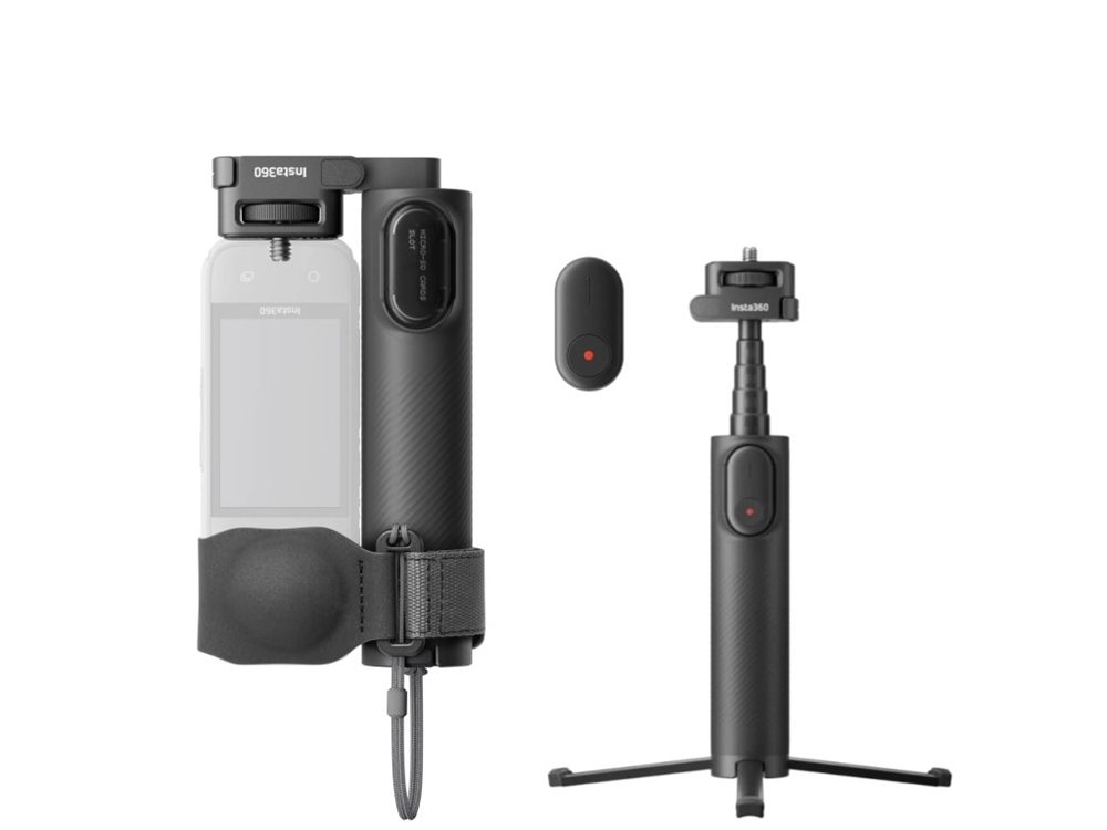 Insta360 Foldable 2-in-1 Selfie Stick Remote Kit (1/4" Mount) - Image 2